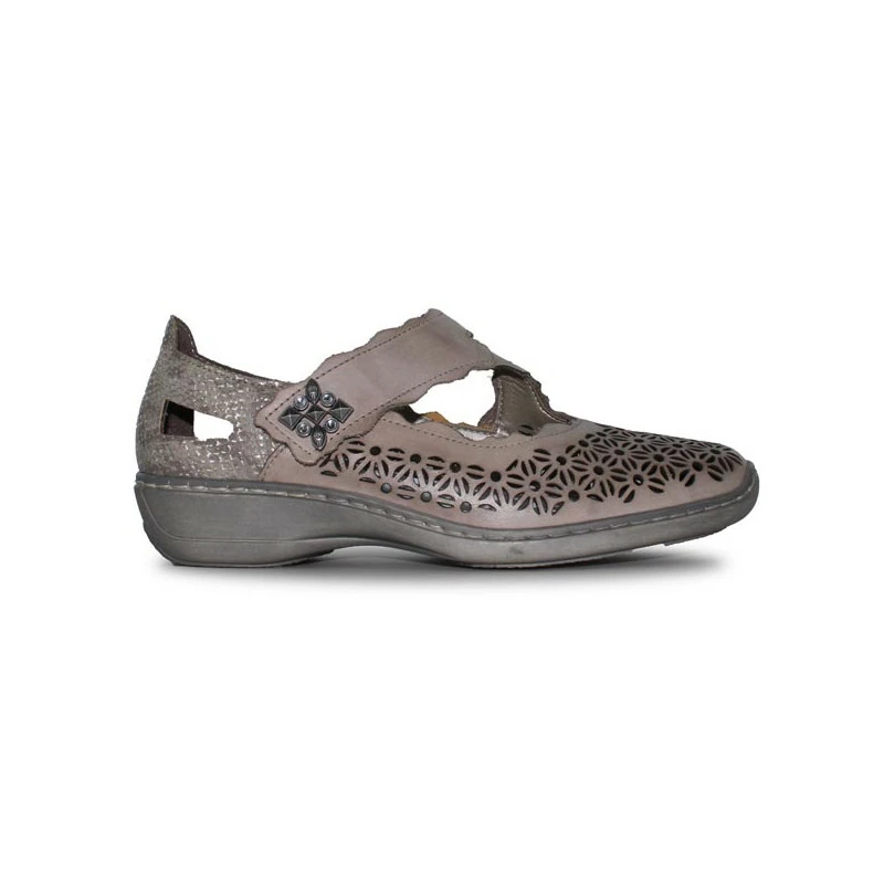 RIEKER Ballerines à Brides Ravenna 413G4 3 RIEKER Ballerines à Brides Ravenna 413G4