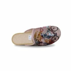LA MAISON DE L'ESPADRILLE Chaussons Mules Pour Femme Bicyclette (2034) -Chaussures Confortables Femme Soldes Magasin bicyclette 2034 4
