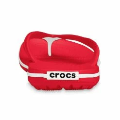CROCS Tongs Crocband Flip -Chaussures Confortables Femme Soldes Magasin tong crocs crocband flip 21